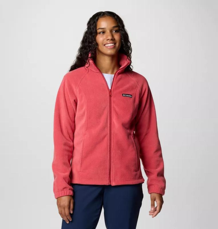 Columbia Women's Benton Springs Full Zip Fleece Jacket - Plush and Cold-Blocking - Fabric, Fit Womenswear Essential Everyday fleece jacket