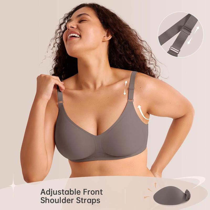 OEAK Seamless Womenswear Bra with Soft Support Wireless Available in Regular and Plus Sizes Bras