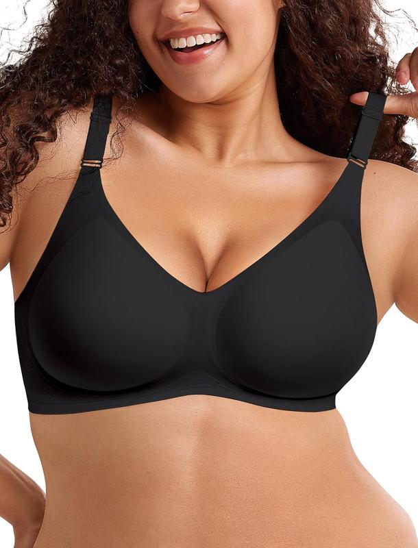 OEAK Seamless Womenswear Bra with Soft Support Wireless Available in Regular and Plus Sizes Bras