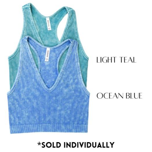 Washed Sophia Racerback Bralette-2