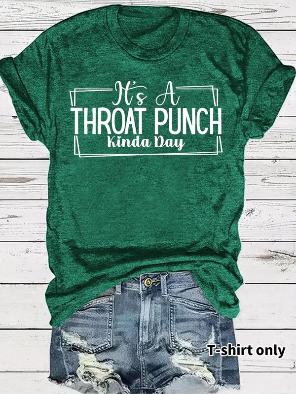 Women's Letter Print Round Neck Short Sleeve Tee, Fashion Casual Crew Neck T-Shirt for Daily Holiday Vacation Outdoor Wear, Ladies Clothes for Summer