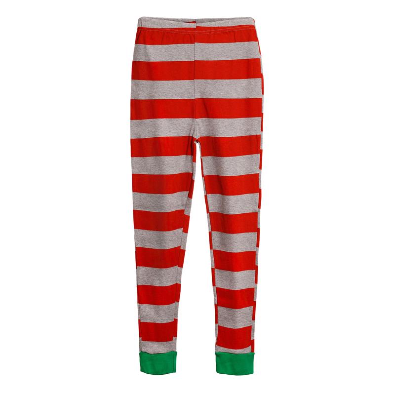 Matching Christmas Pajamas For Family, Red Long Sleeve Printed Pattern Tops and Pants for Men  Women  Boys  Girls Cotton Womenswear