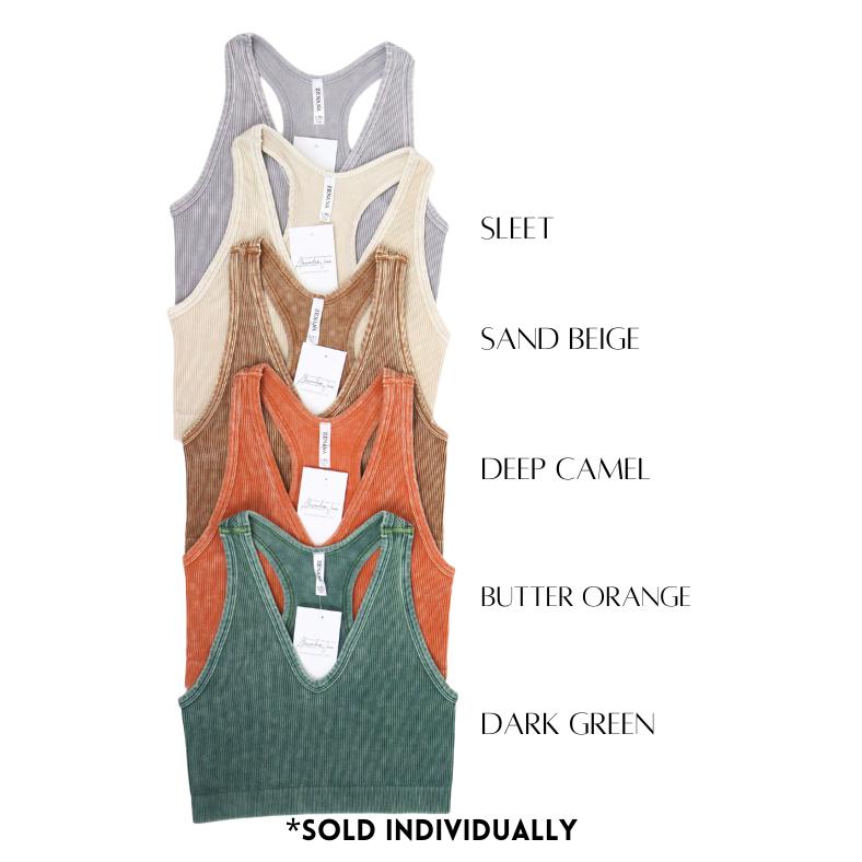 Washed Sophia Racerback Bralette-2