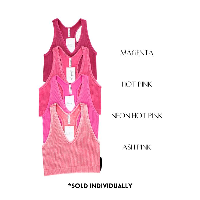 Washed Sophia Racerback Bralette-2
