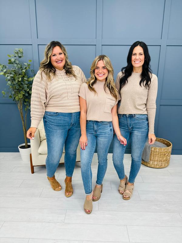Judy Blue Triple Threat Tummy Control and Butt Lifting Skinny Jeans in REG CURVY