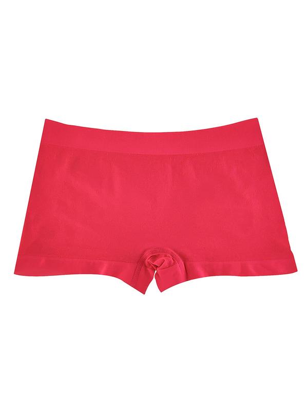 Women's Plain Drop Waist Boyshorts, Minimalist Stretchy Seamless Panties, Underwear for Women, Underwear for All Seasons, Boyshorts for Women