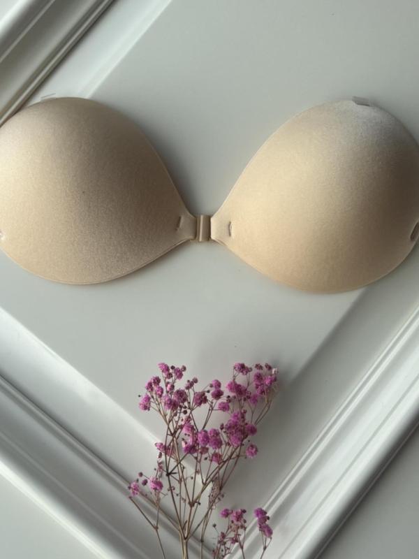 Solid Color Invisible Push Up Nipple Cover, Casual Comfy Breathable Nipple Cover, Women's Lingerie Accessories
