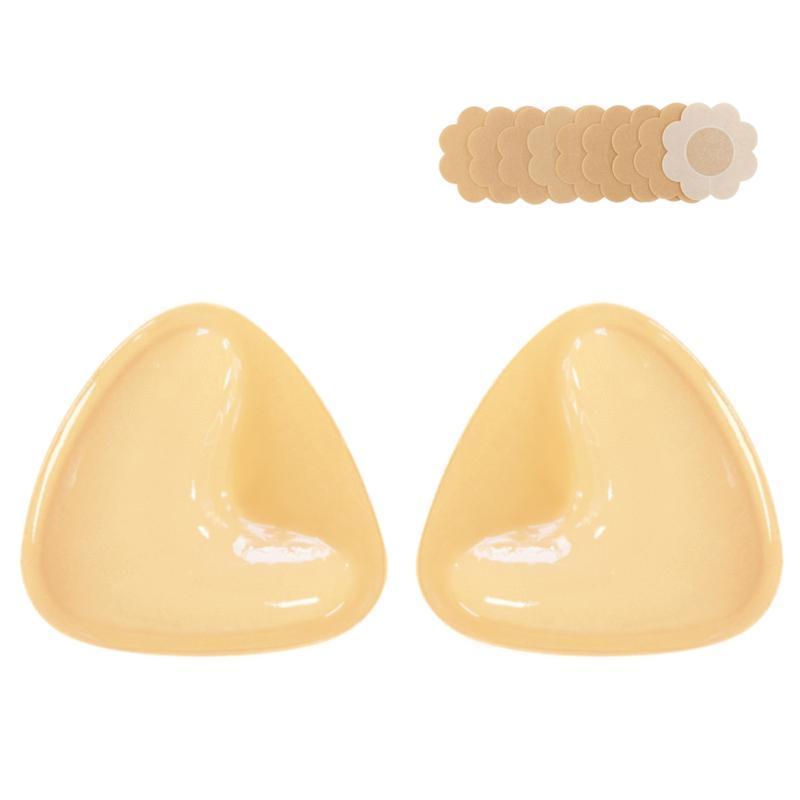 Double-Sided   Inserts Push up BreastEnhancers Pads Reusable Padded Ultra LiftInserts Adhesive  Pads Bikini WomenswearAccessories Strapless Underwear Lady WomenComfort adhesive brasilicone bra snowy brainsert sticky bratips  nippy cover v secret Mini Rice