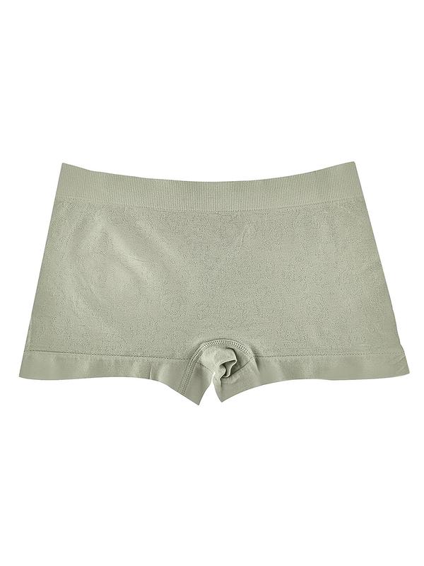 Women's Plain Drop Waist Boyshorts, Minimalist Stretchy Seamless Panties, Underwear for Women, Underwear for All Seasons, Boyshorts for Women