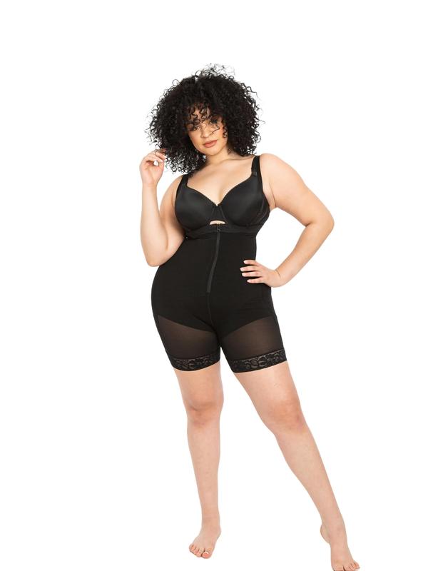 Shapellx AirSlim Firm Tummy  Bodysuit With Butt Lifter Shorts Shapewear Womenswear