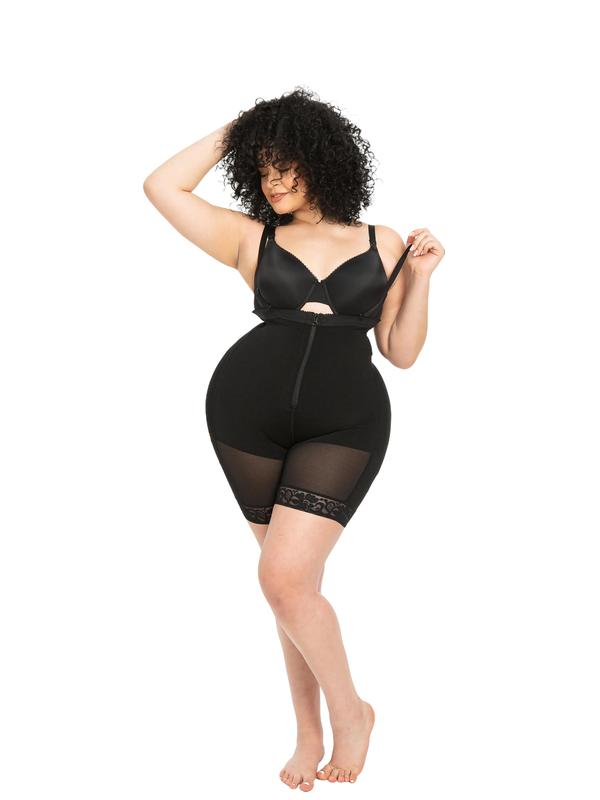 Shapellx AirSlim Firm Tummy  Bodysuit With Butt Lifter Shorts Shapewear Womenswear
