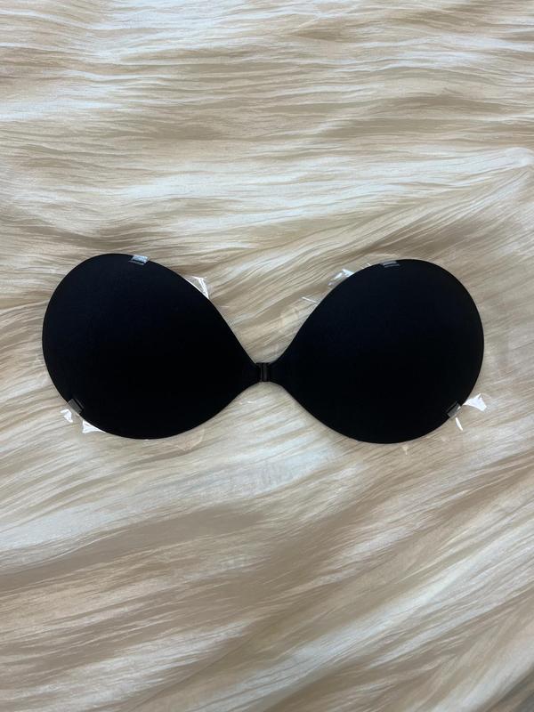 Solid Color Invisible Push Up Nipple Cover, Casual Comfy Breathable Nipple Cover, Women's Lingerie Accessories