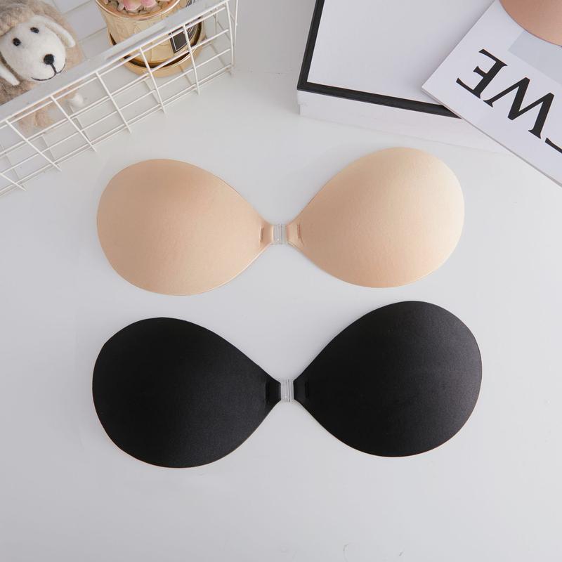 2024 Newest Adhesive Bra Invisible Sticky Strapless Push up Backless Reusable Silicone Covering Nipple Bras