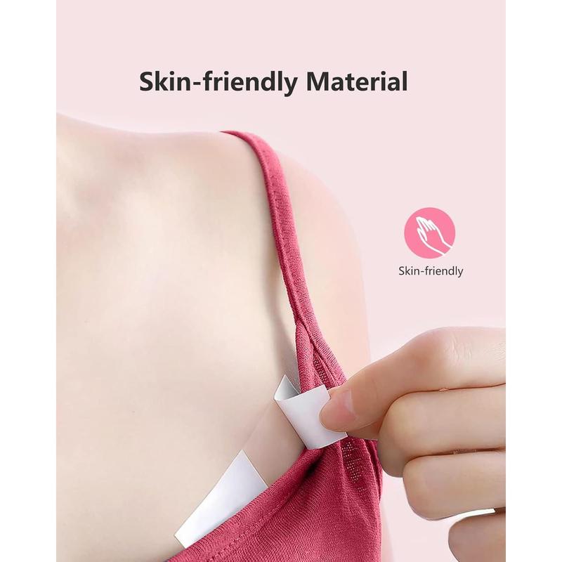 50-Strips Double-Sided Tape for Fashion, Tape for Clothes, Fabric Tape for Women Clothing and Body, All Day Strength Tape Adhesive, Invisible and Clear Tape for Sensitive Skins