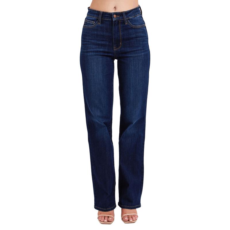 JUDY BLUE HI WAIST STRAIGHT JEANS