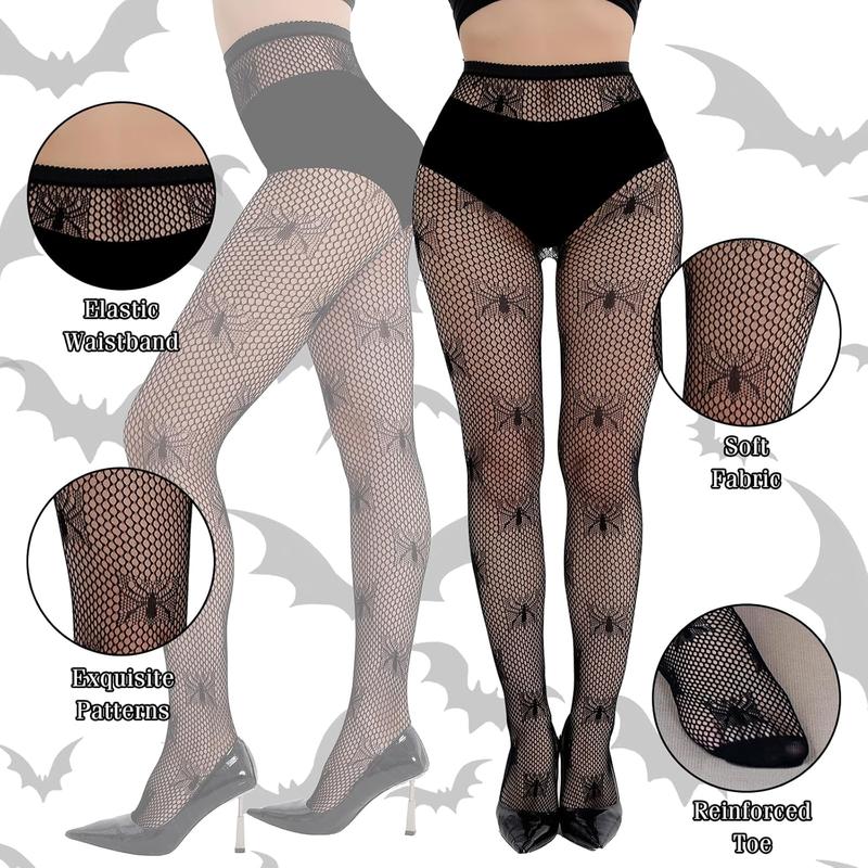 Plus Size Fishnet Stockings, Fishnet Tights Thigh High Stockings Pantyhose for Women