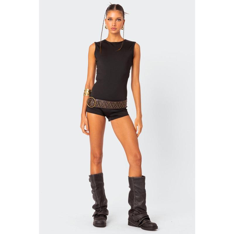 Brynley Open Back Romper