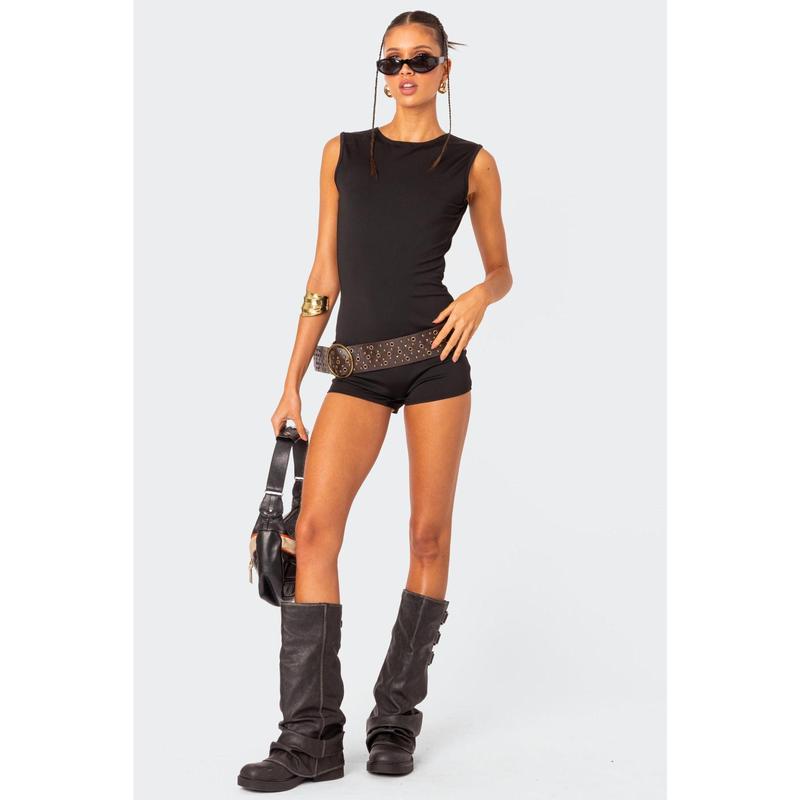 Brynley Open Back Romper