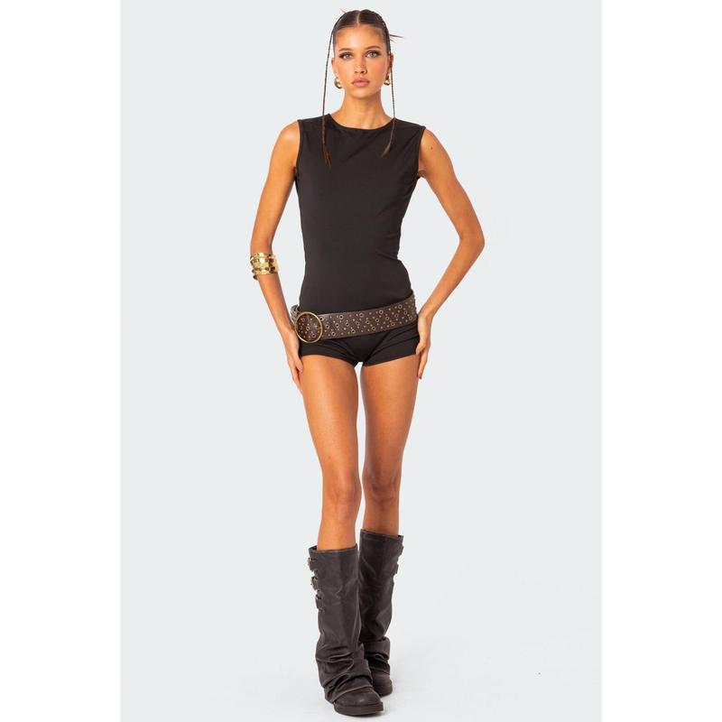Brynley Open Back Romper