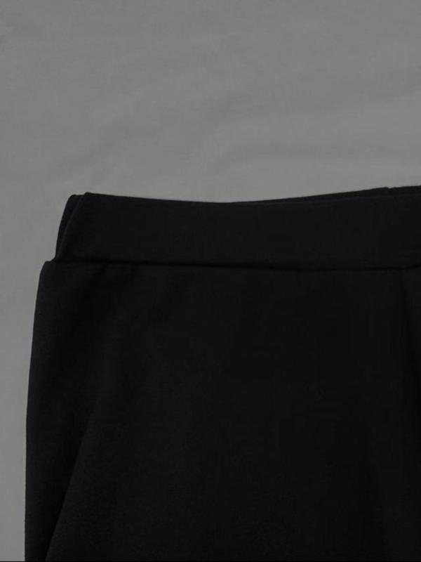 Women's Solid High Waist Leggings, Casual Comfy Breathable Skinny Pants for Daily Wear, Ladies Bottoms for All Seasons