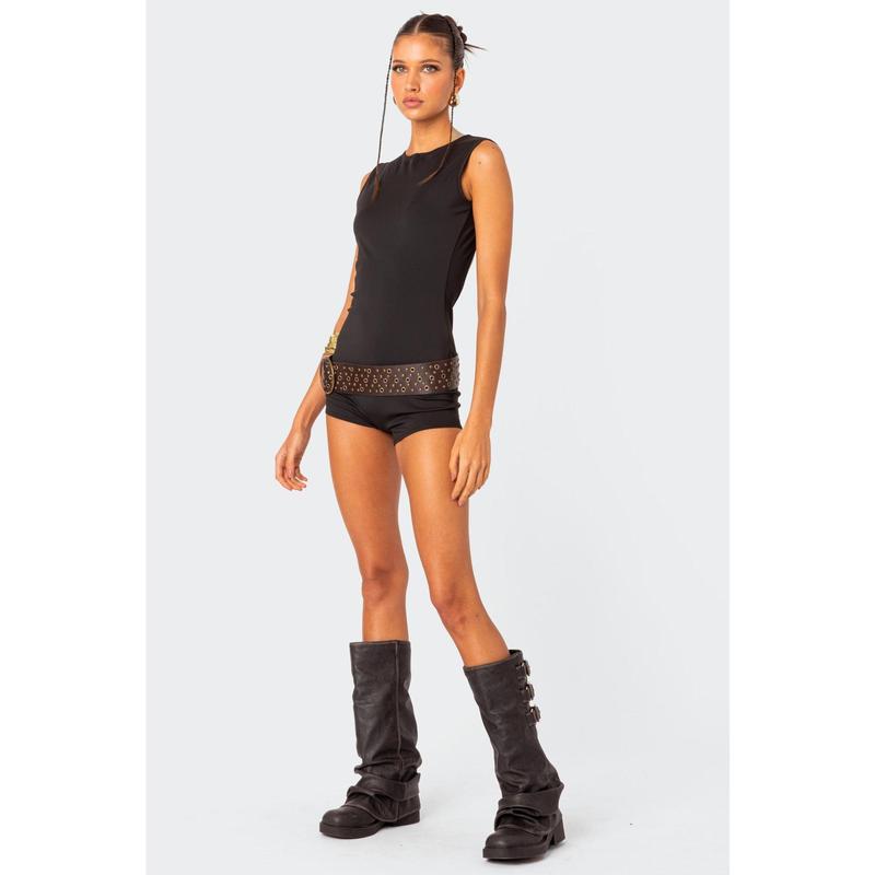 Brynley Open Back Romper