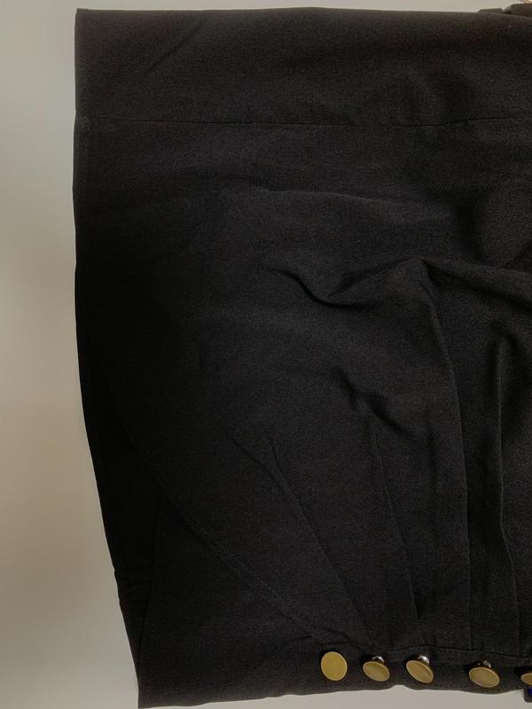 Women's Plain Ruched Asymmetrical Skirt, Elegant Button Decor Short Skirt for Daily Wear, Ladies Bottoms for All Seasons