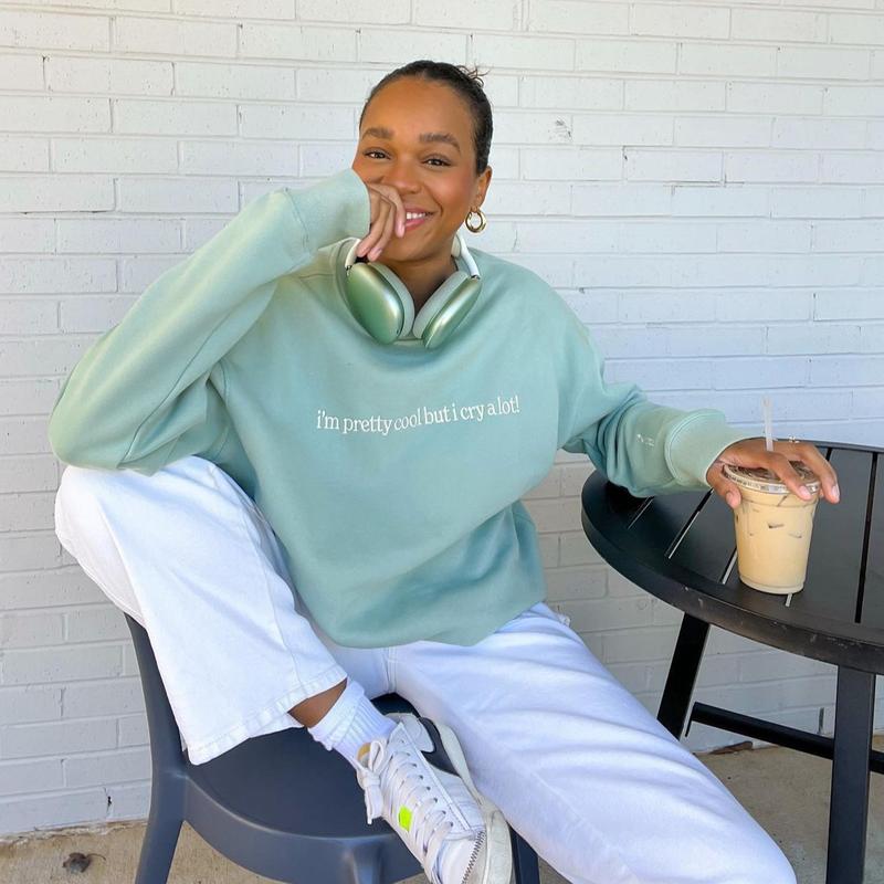 Cry A Lot! (wipe tears here) Crewneck