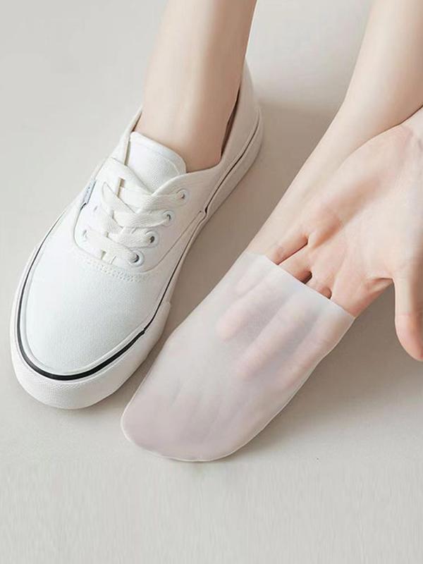 Women's 9 Pairs Solid Thin Sheer Invisible Socks, Soft Comfy Breathable Low Cut Socks for Daily Wear, Multipack Women Socks for Summer
