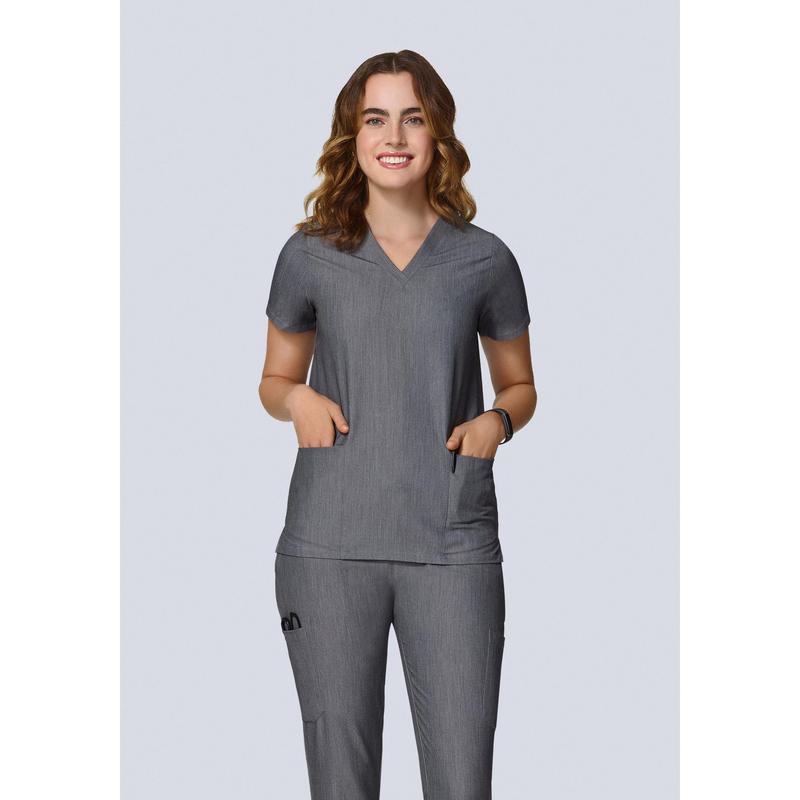 6 Pocket Top Gray
