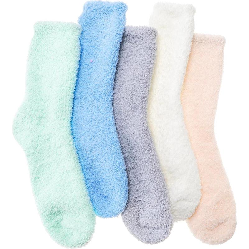 Fuzzy Socks Fluffy Thick Warm Winter Soft Cozy Plush Sleep Home Fleece Cabin Soft House Socks for Women Men