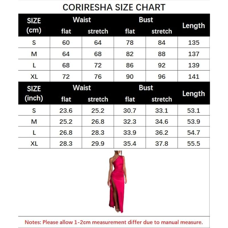 Women's Sexy One Shoulder Satin Ruched High Split Maxi Dress for Cocktail Wedding Party