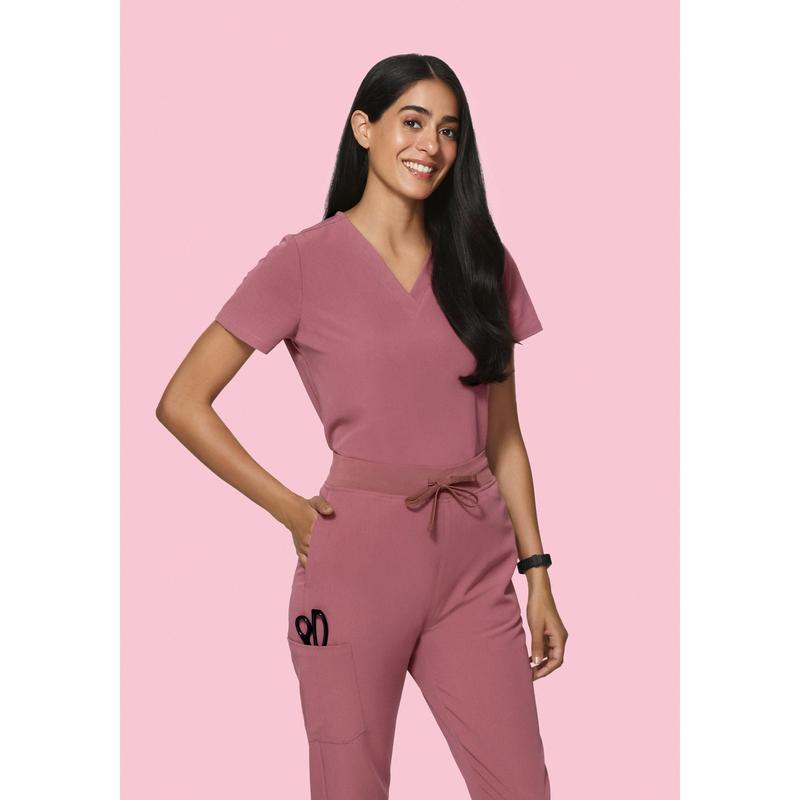 6 Pocket Top Mauve
