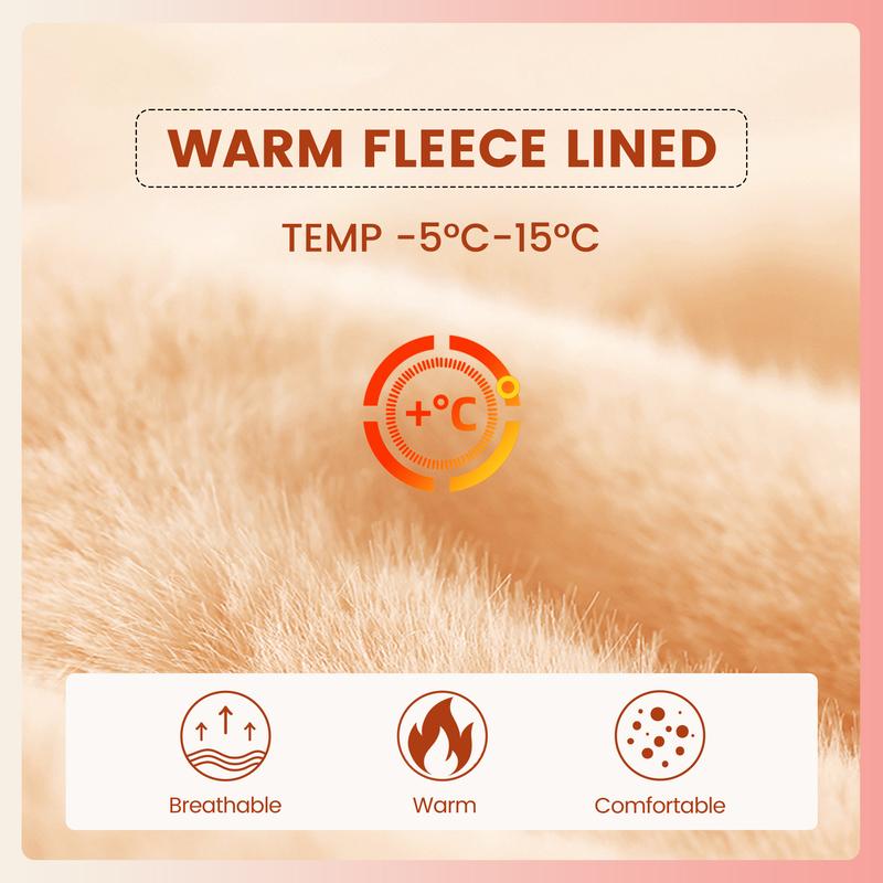 Viconow Fleece Lined Tights For Women Fake Translucent Pantyhose High Waisted Ladies Stretch Sheer Thick Stocking