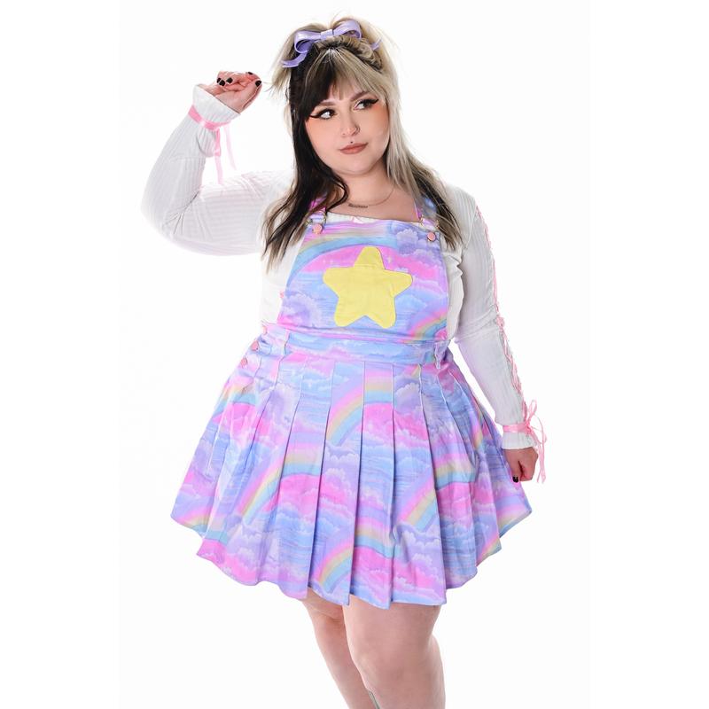 Sky Dancer Pinafore Overall Dress