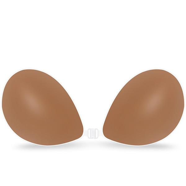 Niidor Adhesive Bra Silicone Bra Strapless Sticky Invisible bra for Backless Dress,Party, dinner party, gathering, travel