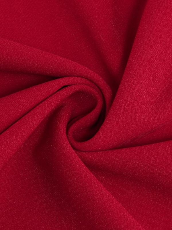 Women's Bow Front Belted Chiffon Skirt, Elegant Zipper A Line Midi  Skirt for Party, Fashion Women's Skirt for Daily Wear