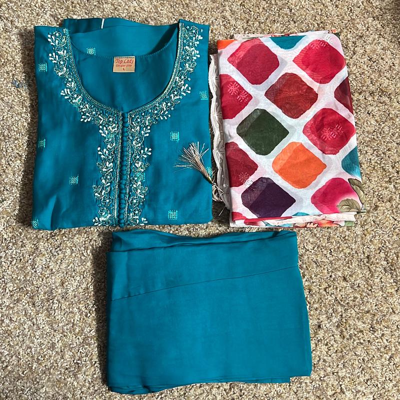 Beautiful Silk Straight Cut Kurta with Dupatta for Women - Traditional Dress kurtisets ❤