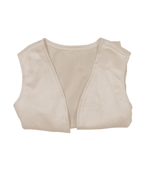 Women's Solid Pocket Open Front Vest Blazer, Casual Sleeveless Outerwear for Spring & Fall, Ladies Clothes for Work Office Business