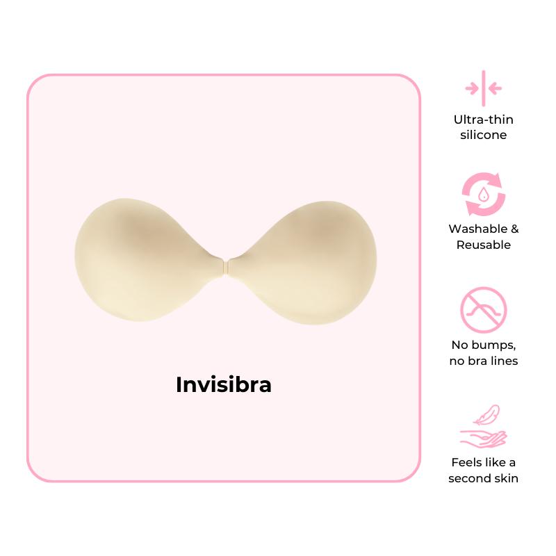 BOOMBA Invisibra - Patented Sticky Fashion Bra Inserts
