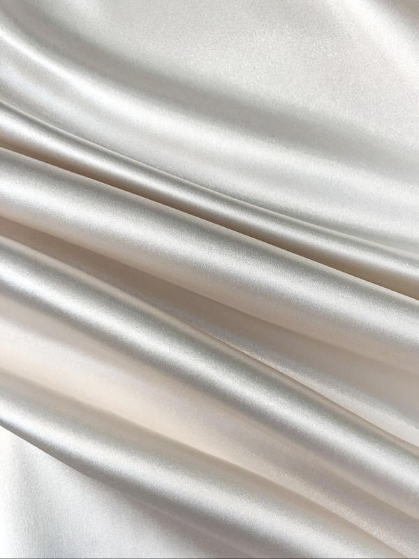 Women's Plain Split Hem Satin Skirt, Elegant High Waist Maxi Skirt for Party Holiday Wedding Guest, Ladies Bottoms for All Seasons