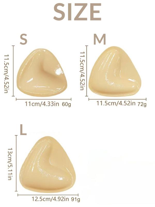 Women's Silicone Bra Insert, Push Up Breathable Comfortable Self-Adhesive Bra Pad, Lingerie Accessories for Women