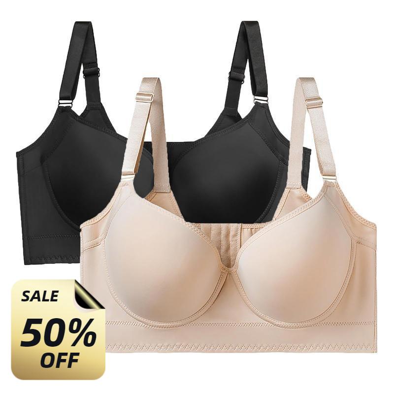 [50% Off ]Women Push-Up Bra, Full Coverage Stylish Bra,Hugging The Skin While Hiding Back Fat. This Comfortable and Loose Sports Bra Is Perfect for Everyday Wear.