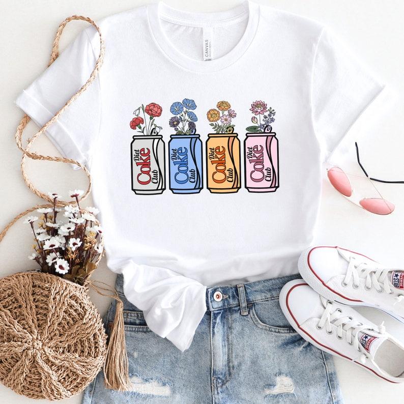 Diet Coke Sweatshirt Coke Club Shirt Diet Coke Lover Crewneck Unique Soft Drinks Lover Gifts Women Funny Trendy Tees Gift for Friends