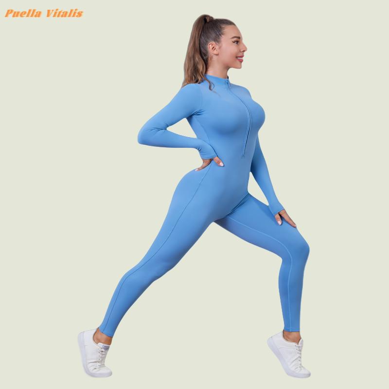 Women's Fleece-Lined Full Body Shaper Jumpsuit - High Elasticity Thermal Bodysuit for Warmth Retention, Abrasion-Resistant, Ideal for Winter Sports, Skiing, Cycling, Yoga, and Outdoor Activities