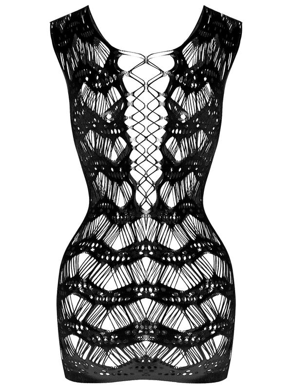 Women's Plain Cut Out Hollow Out Sheer Sexy Bodycon Lingerie Dress, Lady Comfort Tight-fitting Solid Color Dress for All Seasons, Fashion Women's Lingerie for Daily Wear, Womenswear