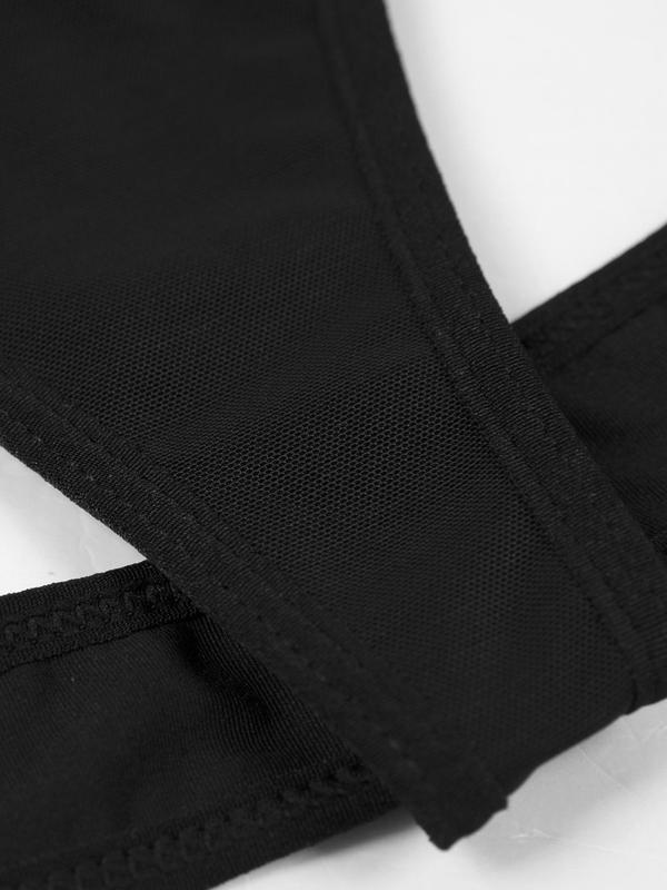 Women's High Waist Shapewear Shorts, Adjustable Hook & Eye Closure Tummy Control Shaper, High Stretch Shapewear Bottoms for Daily Wear