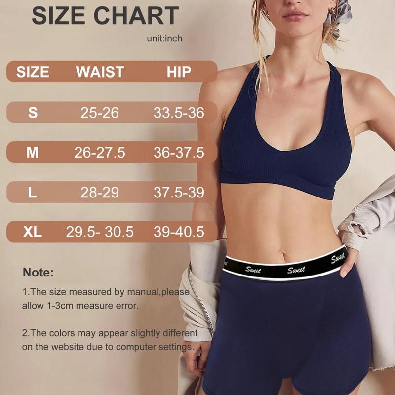 LEVAO Women Boyshorts Panties Cotton Boxer Briefs Underwear for Ladies with Stretch Boxer Shorts 5-Pack S-XL