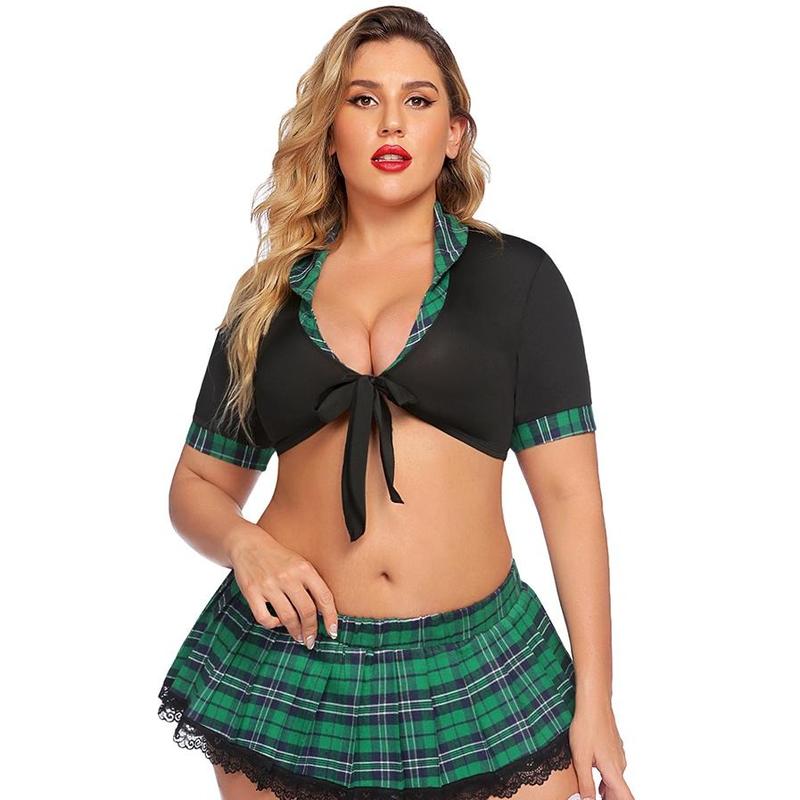 Avidlove Womenswear Elegant Plus Size Lingerie Set for Women Elegant Lingerie with Mini Skirt Black Friday