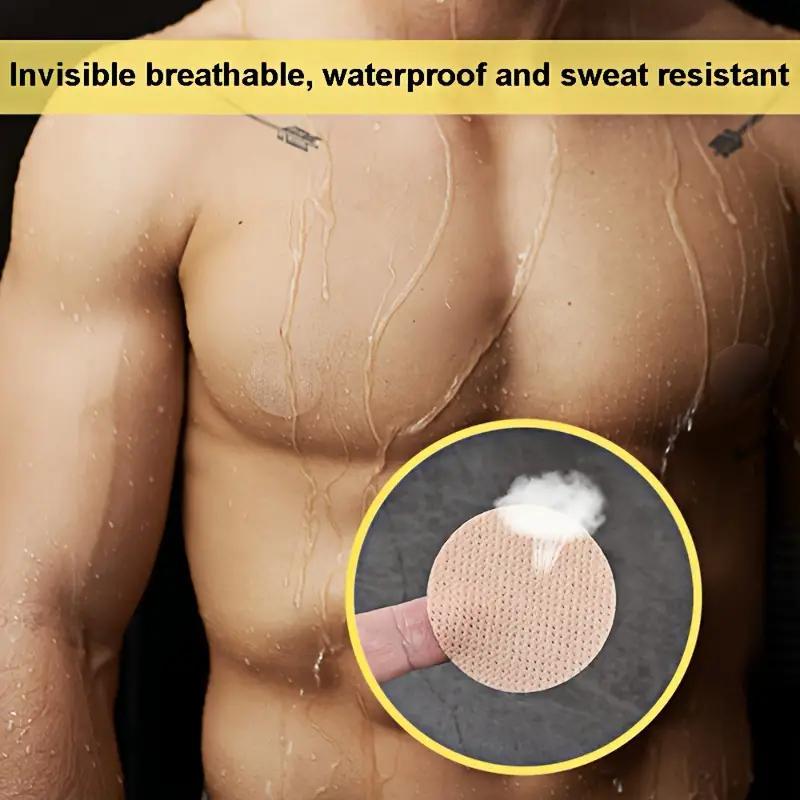 Breathable Sports Nipple Pads (15 Pairs), Sweat-proof Running Nipple Pad, Sports Nipple Stickers for Running, Marathon, Cycling, Running Supplies