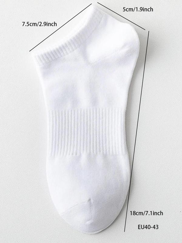 Women's Casual Plain Ankle Socks, Basic Multipack Low Cut Knit Socks, Socks for Women, Summer Socks for Women, Women's Socks & Hosiery